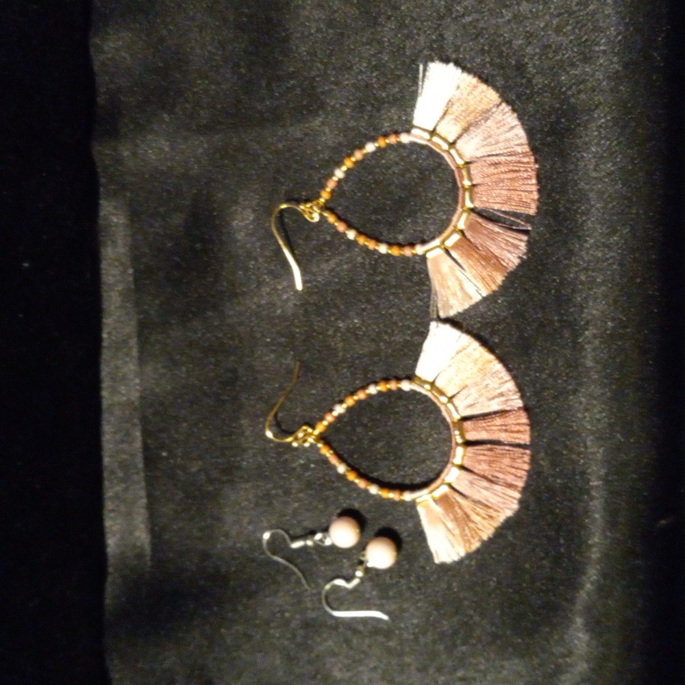 Two pairs of earrings